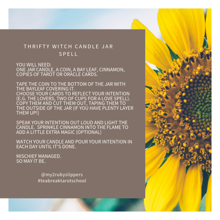 Thrifty Witch Candle Jar spell-1